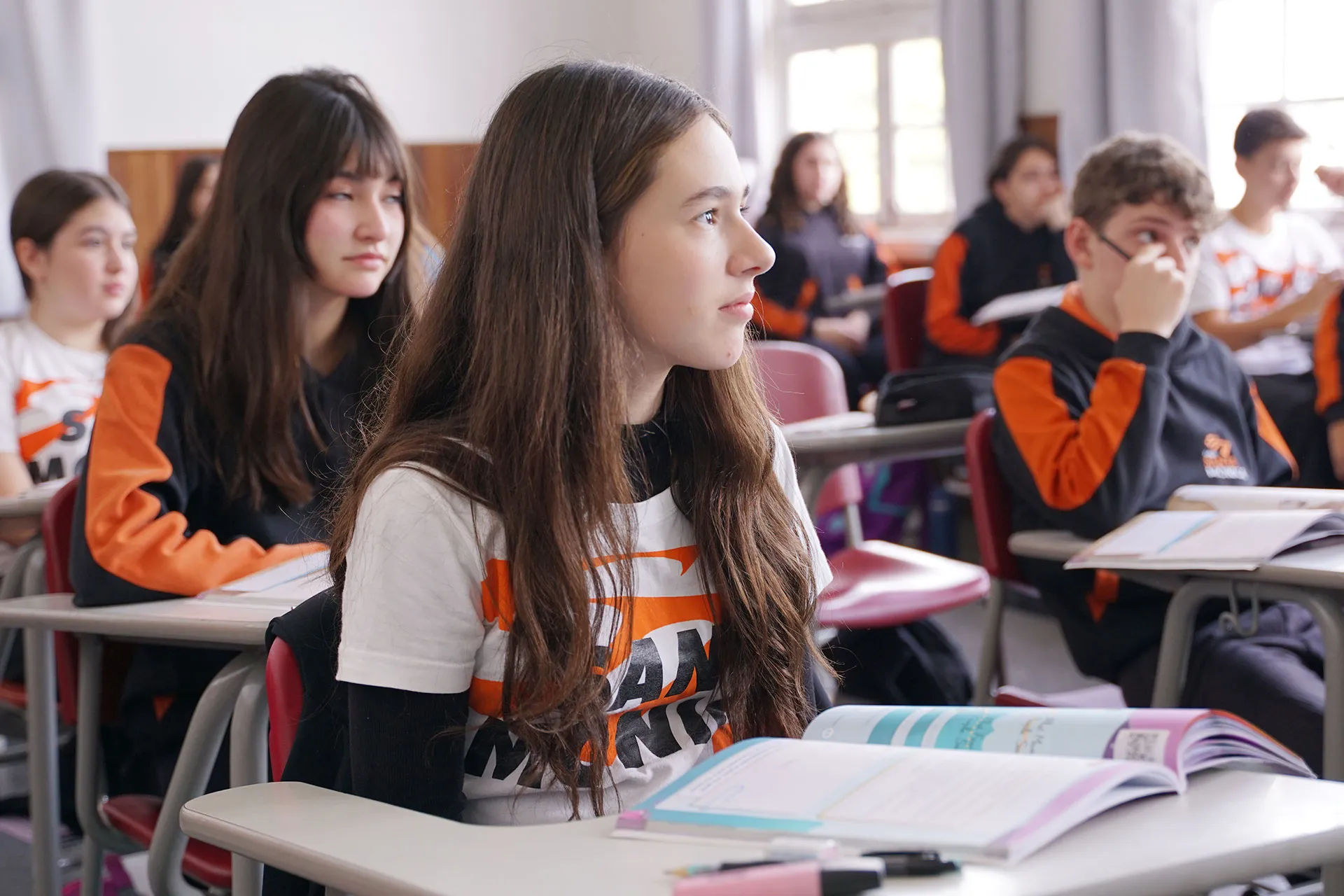 Alunos do Ensino Fundamental do Colégio Santa Mônica